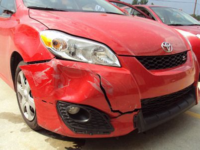 CHANDLER'S COLLISION CENTER | Lancaster, SC | red car damaged CHANDLER'S COLLISION CENTER | Lancaster, SC | red car damaged